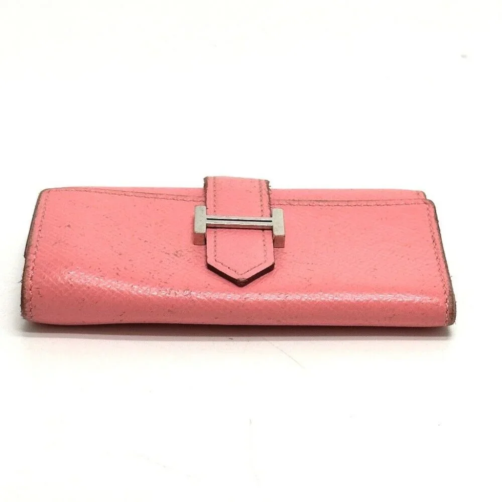 HERMES HHardware Bearn 4-Ring Key Case Epsom pink - Picture 4 of 10